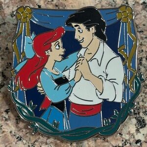 2023 The Little Mermaid Ariel & Eric Dancing Pin Blue Dress Happy Disney Pin